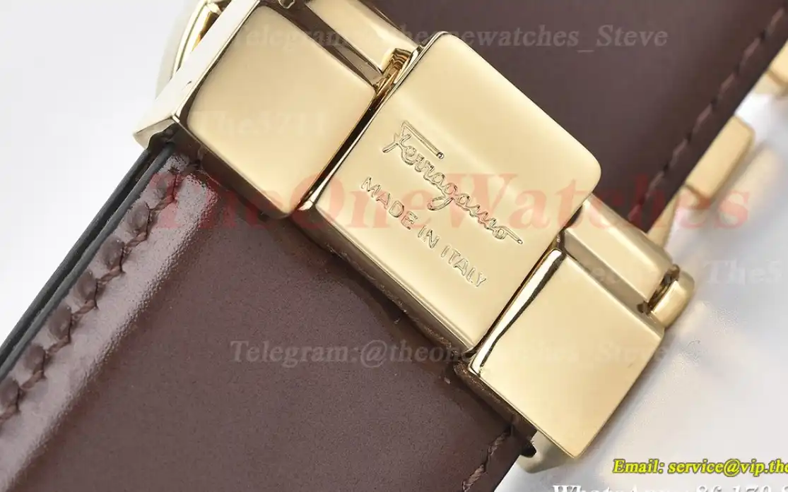 YG Brass Buckle on Black Brown Leather Belt 3.5cm