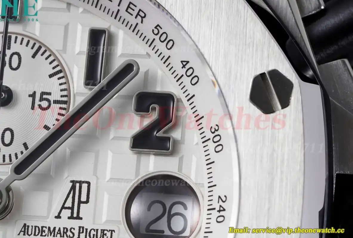 Royal Oak Offshore 42mm SS LE White Wht APF A7750