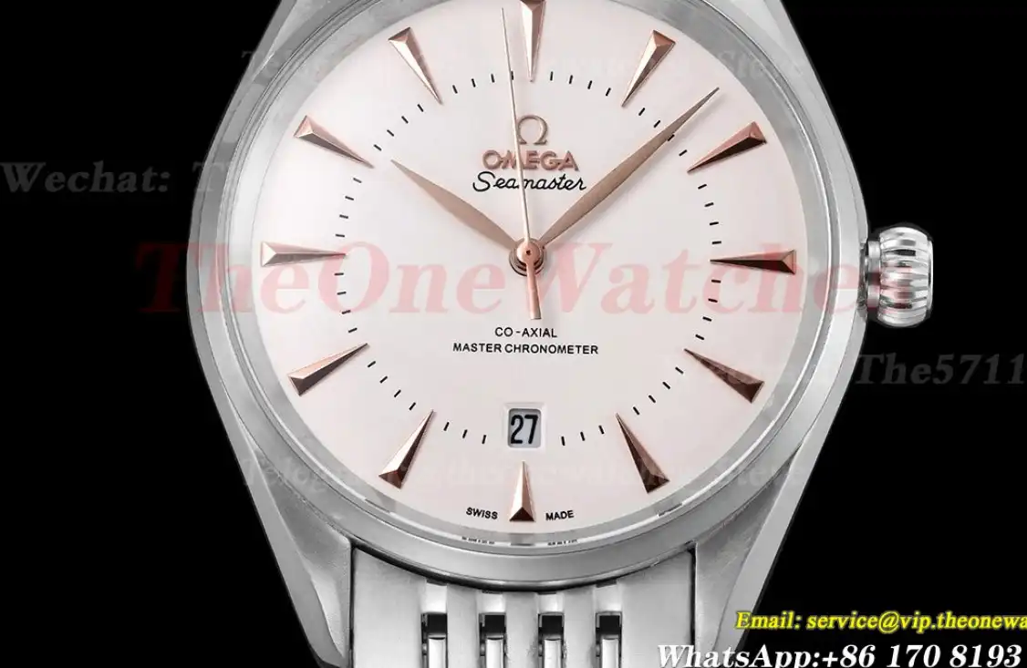 Seamaster 41mm SS SS White Dial GDF MY8215