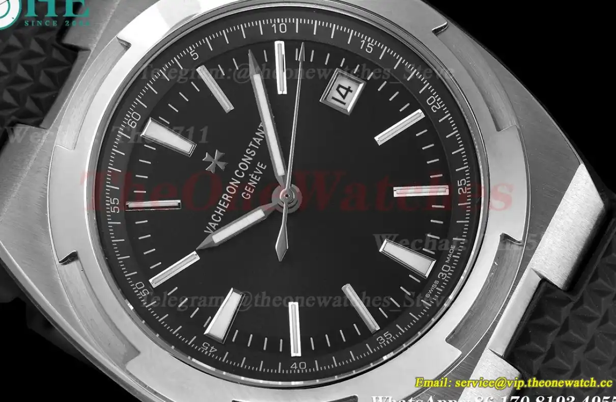 Overseas 4500V 41mm SS RU Black Dial GDF MY8215