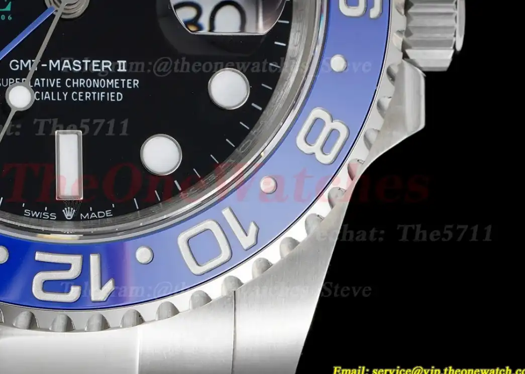 GMT Master II 126710 Batman Black Blue Cer 904L GMF V6 VR3285