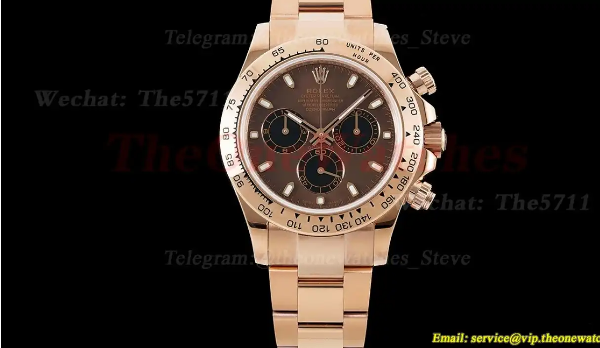 Daytona 116505 40mm RG RG Brown Dial OMF A7750