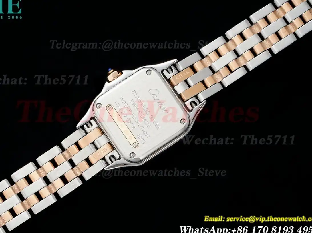 Panthere Secrete De Ladies Small 22mm Dia RG SS White AF Quartz