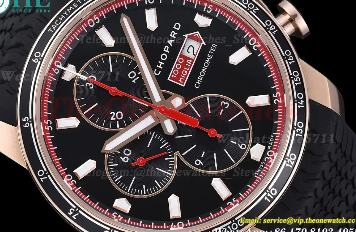 Mille Miglia Race 44mm RG RU Black Dial V7F A7750