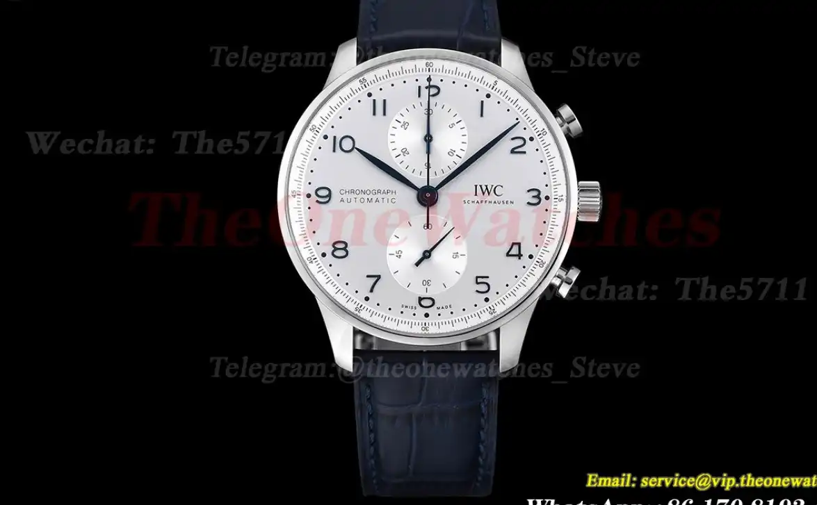 Portugieser Chrono IW371605 41mm SS LE White Num ZF A69355