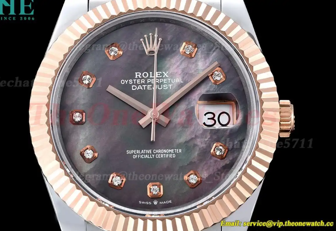 Datejust 126231 36mm Mop Dia SS RG GMF A2824