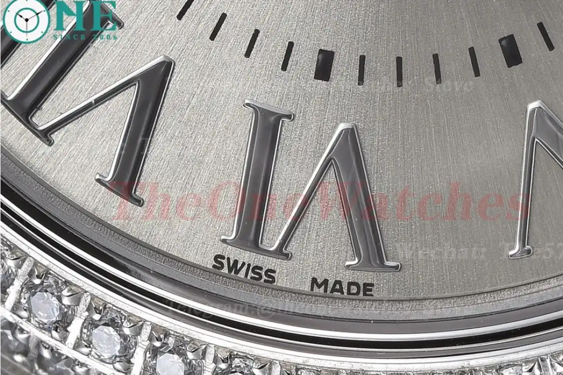 Ballon Bleu De Cartier 33mm SS SS Silver Rmn GDF NH05