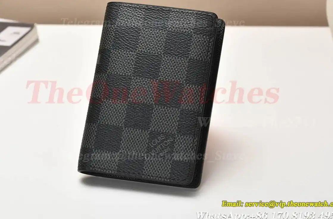 Louis Vuitton - Pocket Organizer Black N63143