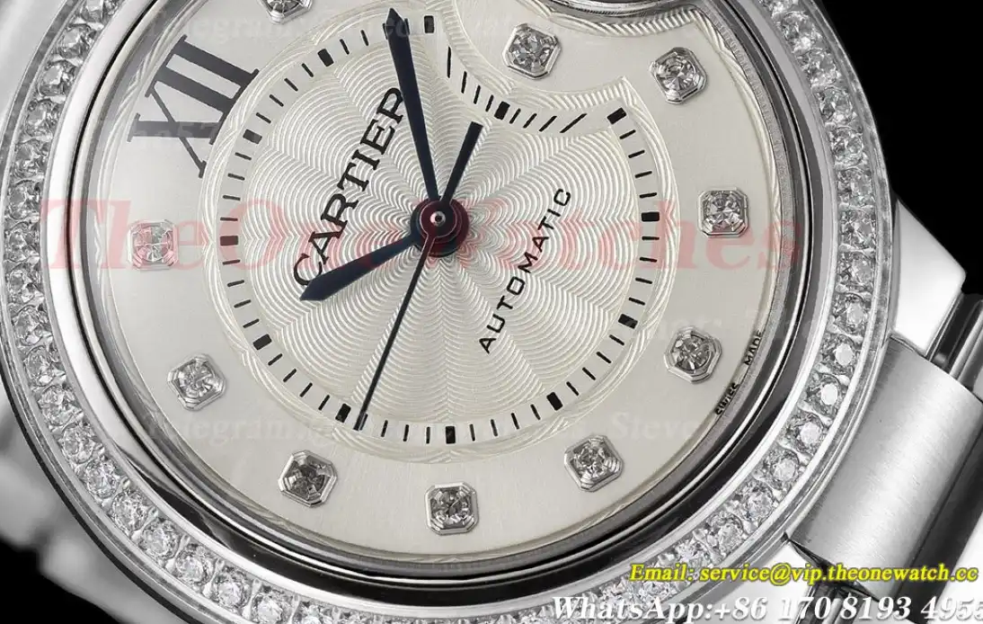 Ballon Bleu De Cartier 33mm SS SS Silver Dial GDF NH05