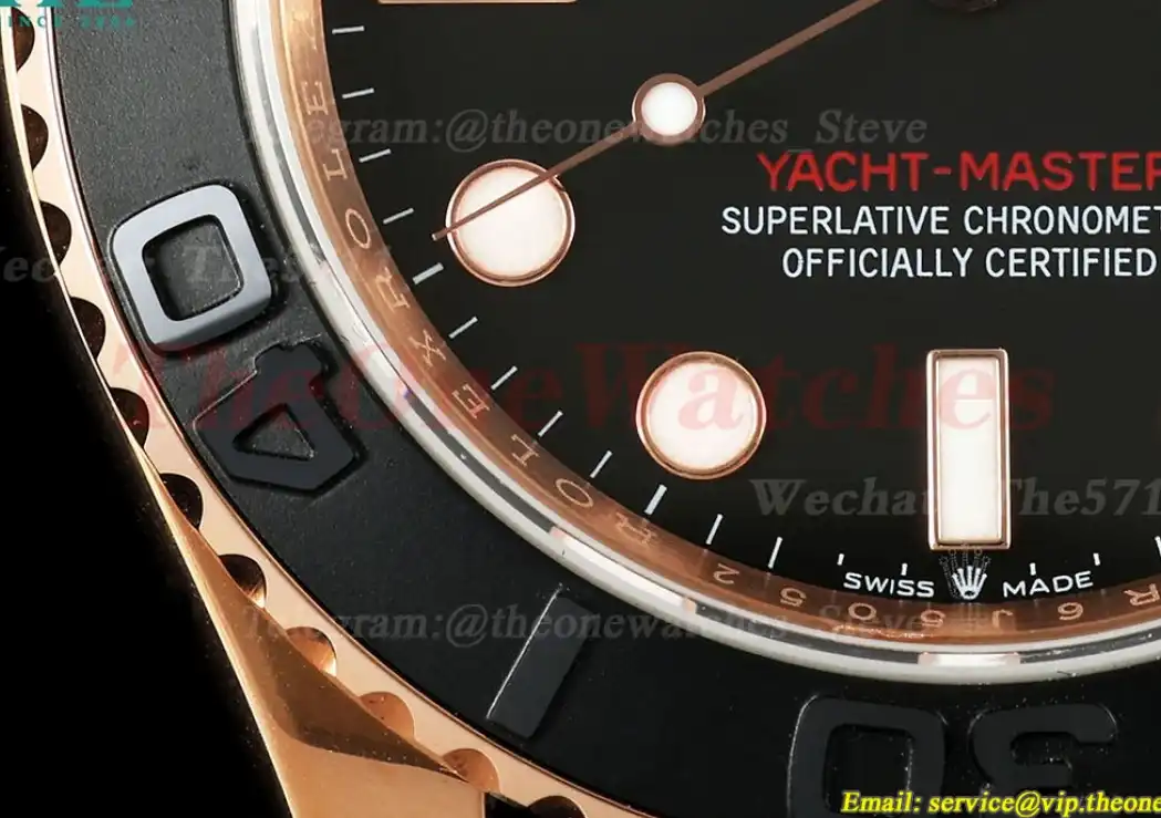 Yacht-Master 126655 40mm RG RU Black Dot EWEF A3235