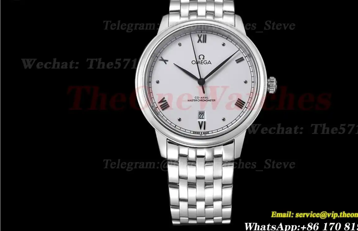 De Ville Date 40mm SS SS White Dial GDF MY8215