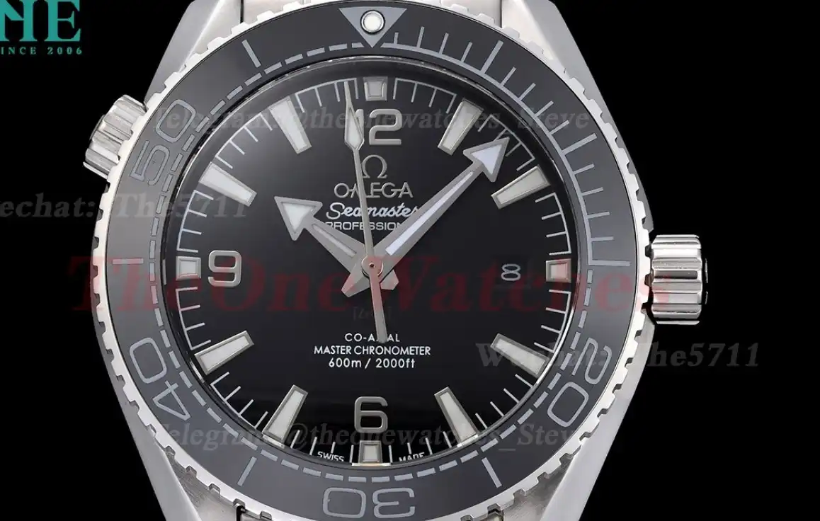 Seamaster 600m 43mm SS SS Black Dial GDF MY8215