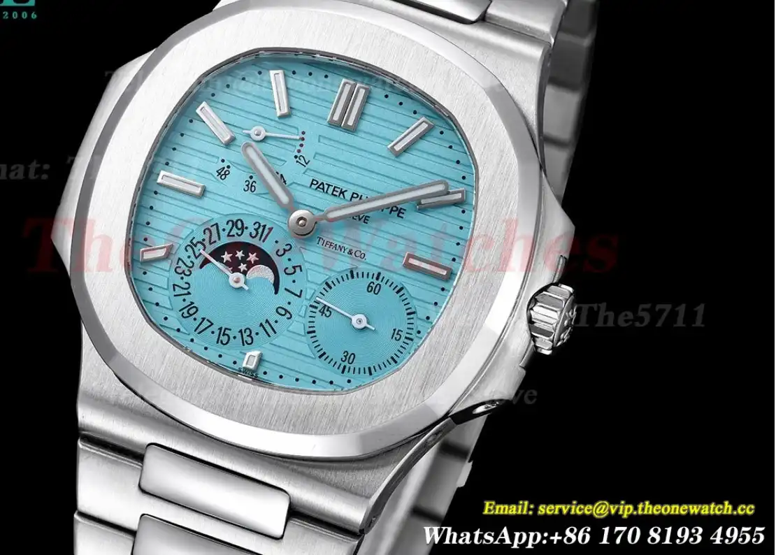 Nautilus 40mm 5712 SS SS Tiffany Blue Dial GRF A240