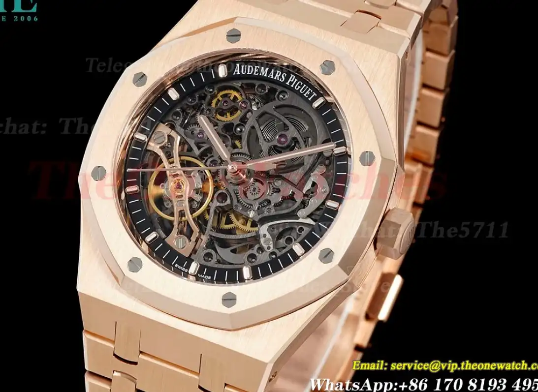 Royal Oak 15407 41mm RG RG Skeleton Dial THBF SH3132 V2 Super Clone