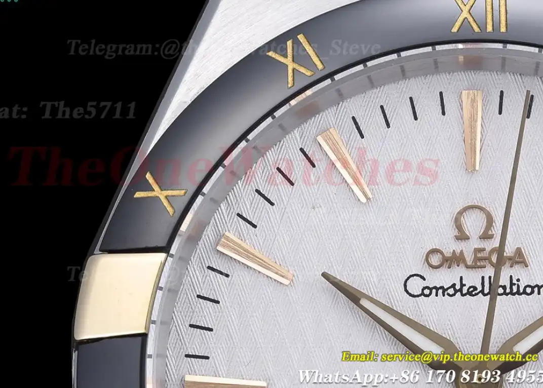 Constellation 41mm Ceramic YG LE White Dial GDF MY8215