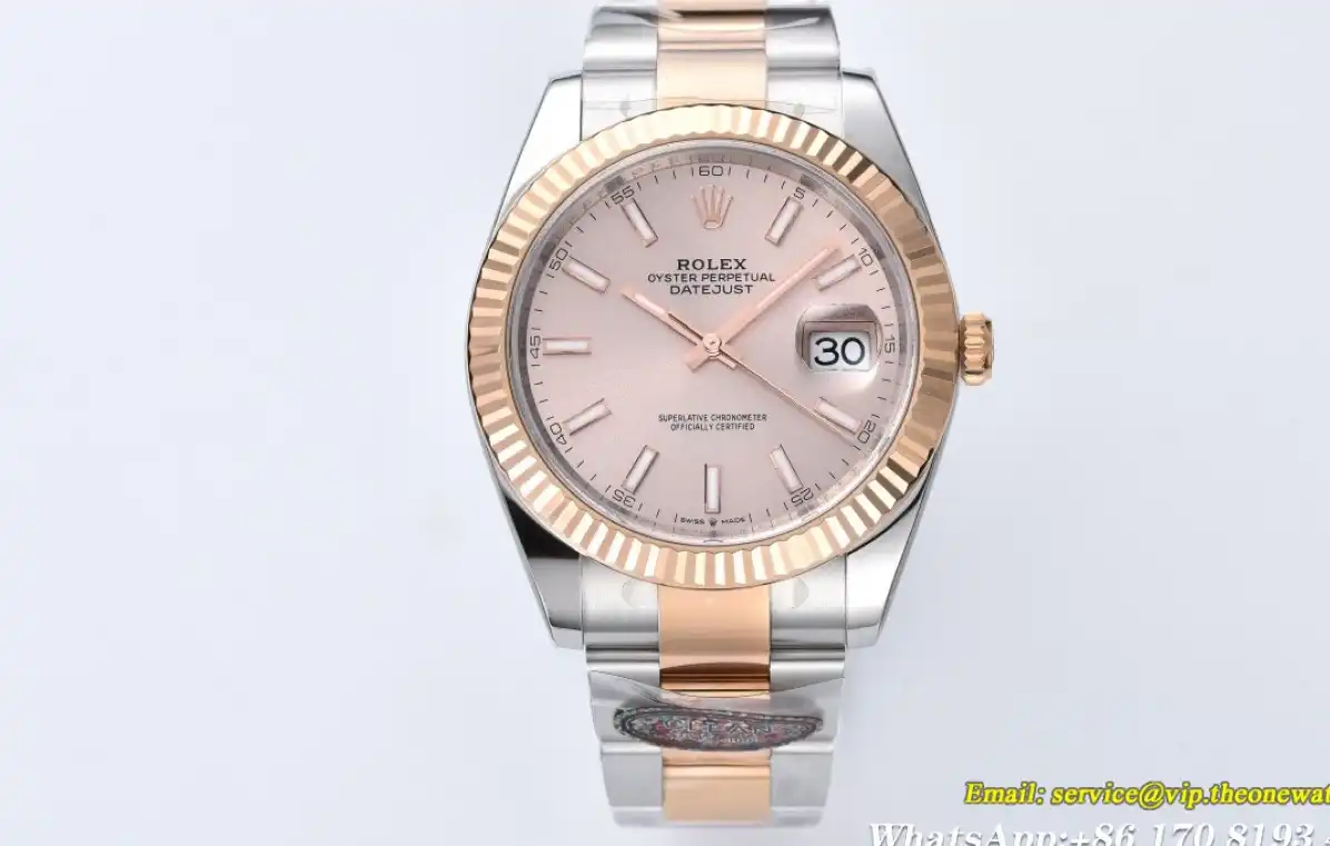 Datejust 126331 41mm Oys RG SS Champagne Stk Clean SH3235