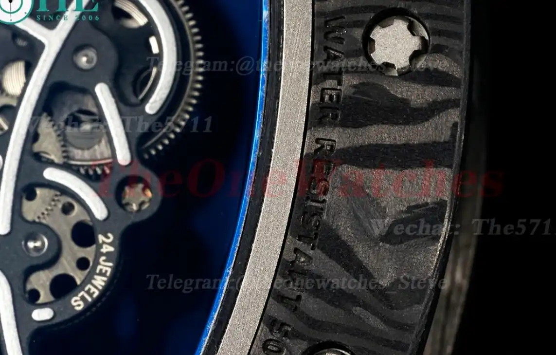 RM055 Blue NTPT RU Skeleton Dial UOKF RMUL2 Super Clone