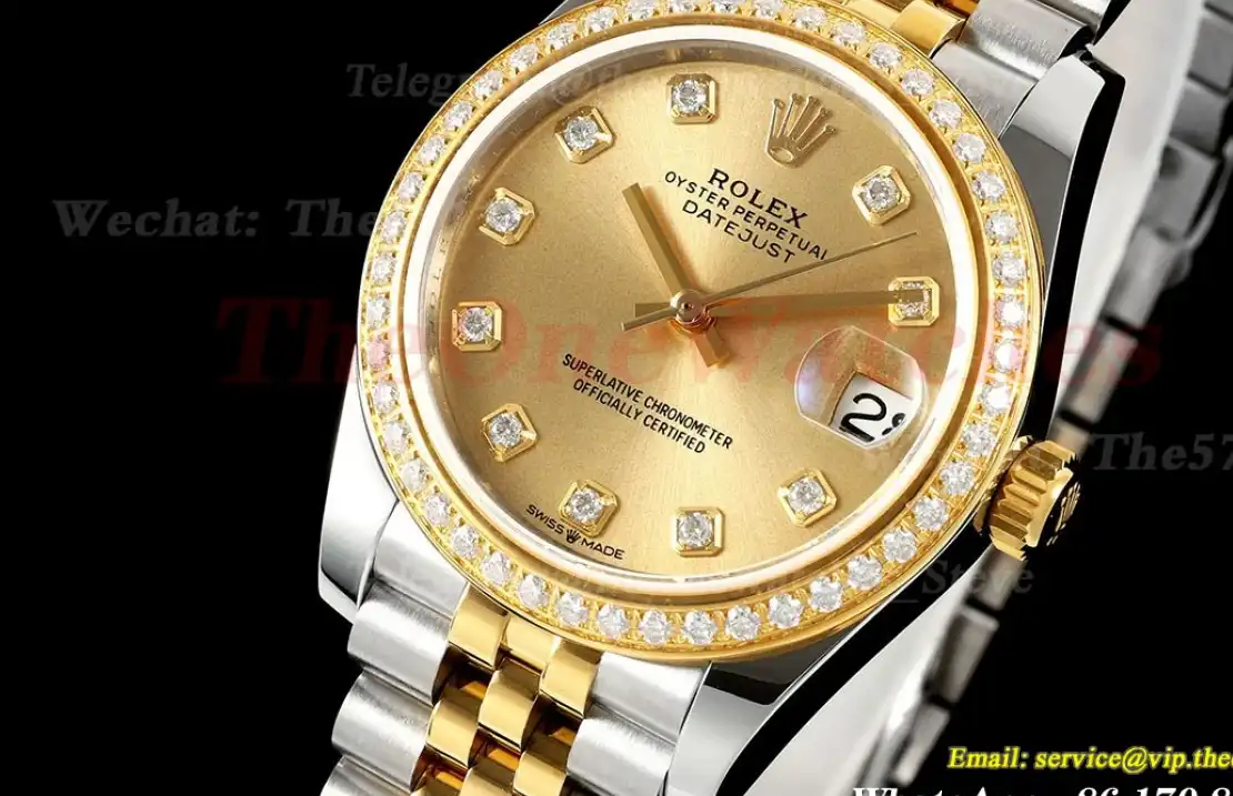 Datejust 278273 31mm Jub Dia YG SS Gold Dia JARF A2236