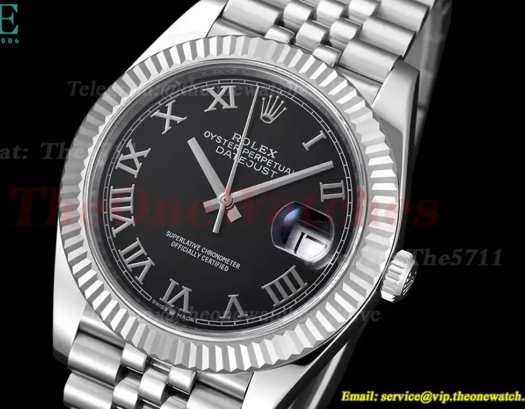 Datejust 126334 41MM SS SS Black Rmn EWEF A3235