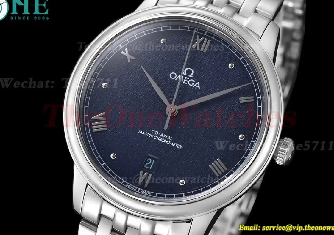 De Ville Date 40mm SS SS Blue Dial GDF MY8215