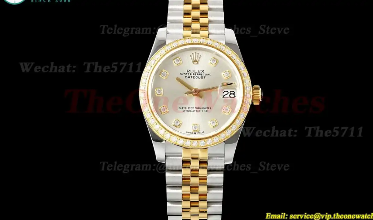 Datejust 278273 31mm Jub Dia YG SS Silver Dia JARF A2236