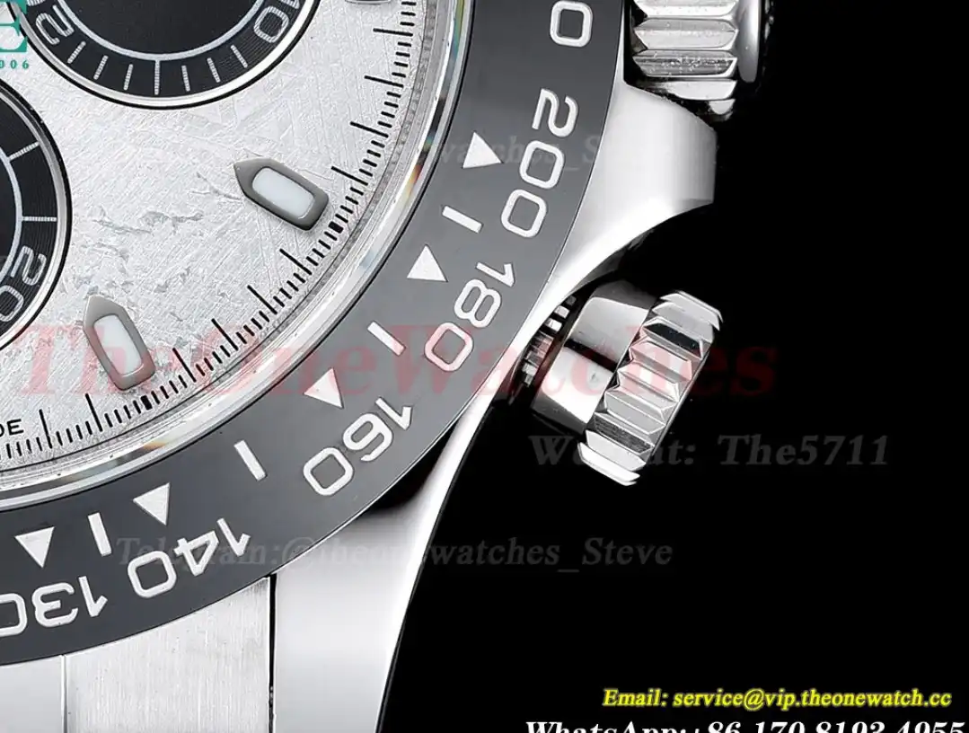 Daytona 116519 40mm SS RU Meteorite Dial 904L Noob V4 SA4130