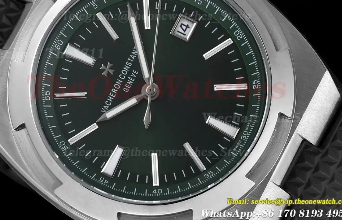 Overseas 4500V 41mm SS RU Green Dial GDF MY8215