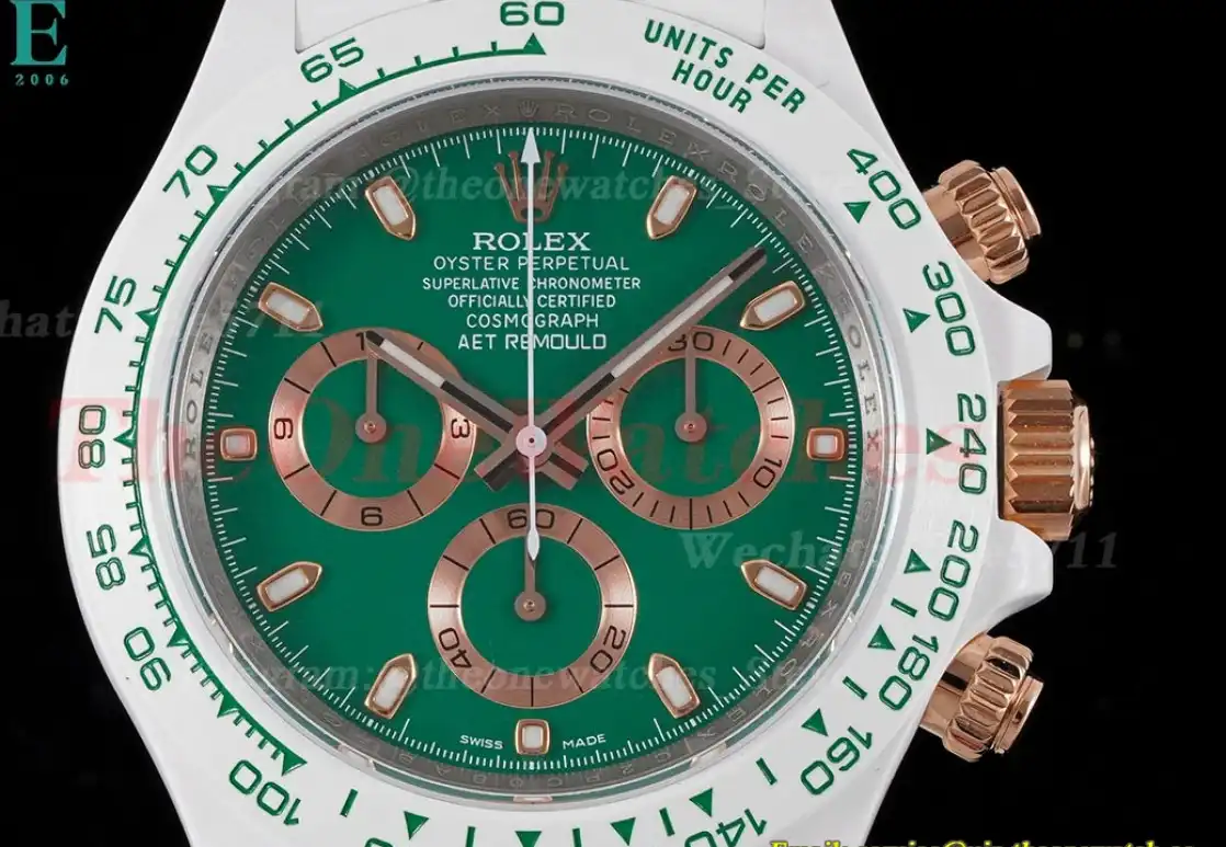 Daytona AET 40mm Cer Cer Green Dial ZF SH4130