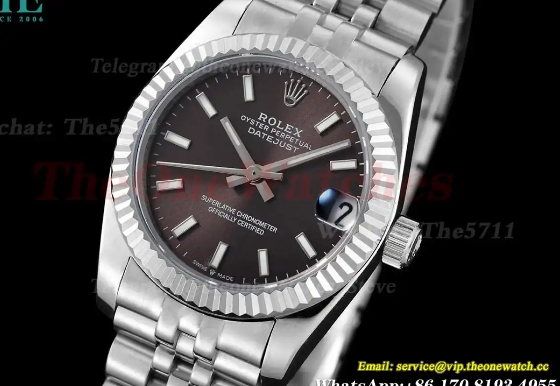 Datejust 31mm 278274 SS SS Gray Brown Dial GDF MY8215