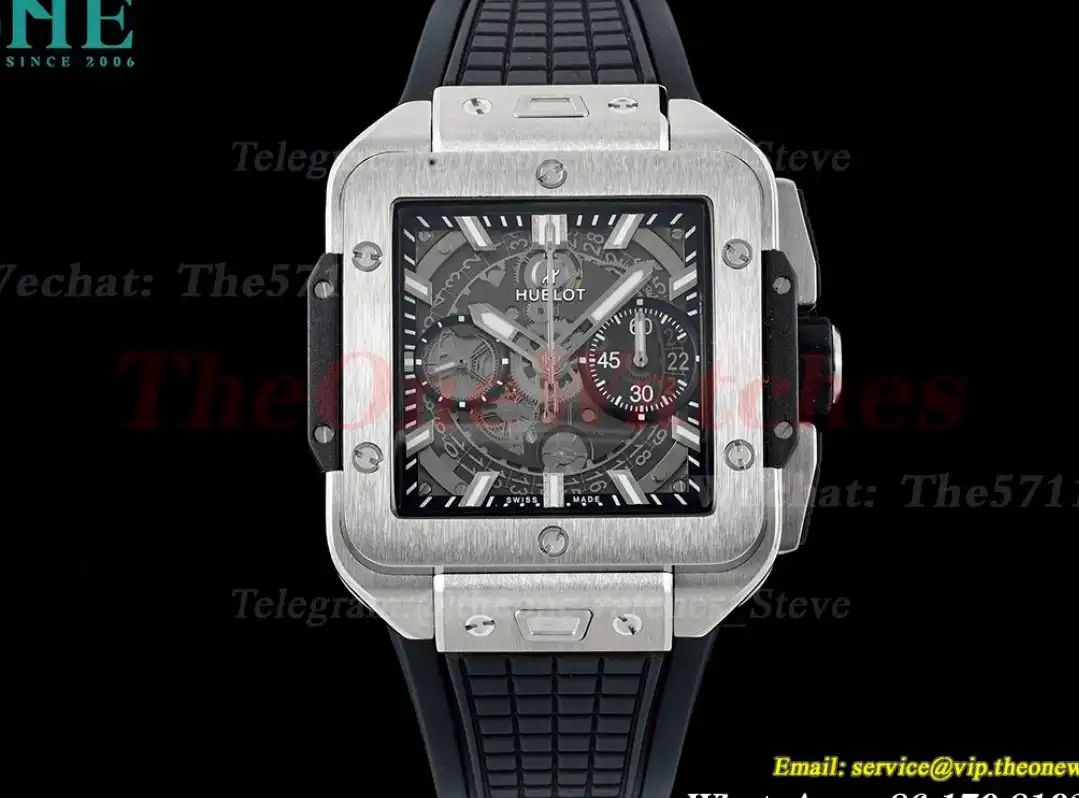 Square Bang Unico 42mm SS RU Skeleton Dial BBF HUB1280A