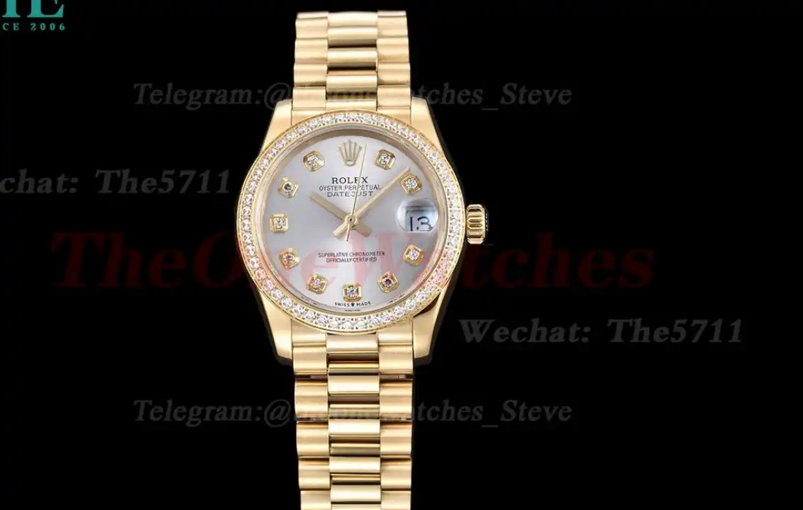 Datejust Ladies 31mm YG YG Silver Dial WF A2671