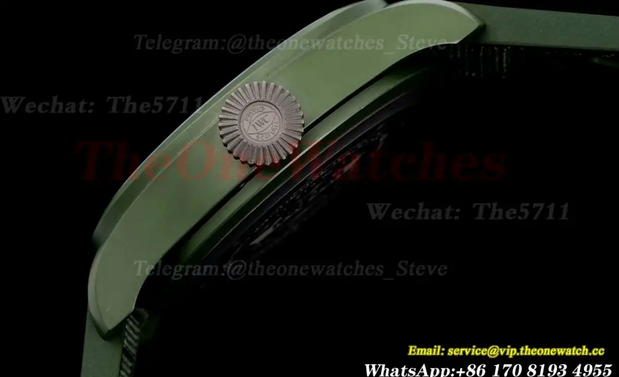 Big Pilot 43mm Woodland Cer NY Green Dial M+ 8N24