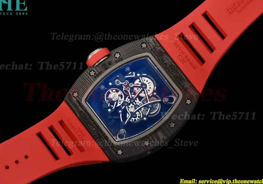 RM055 Red NTPT RU Skeleton Dial APS RMUL2 Super Clone