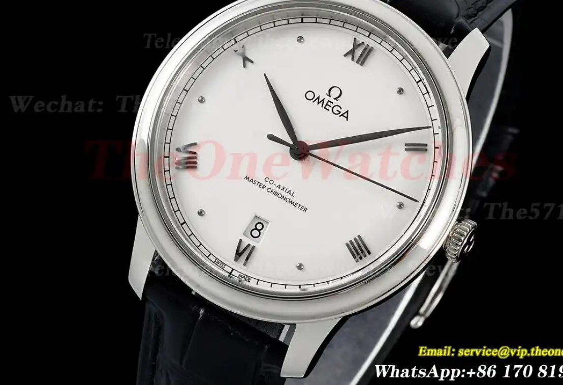 De Ville Prestige Date 40mm SS LE White Dial MKS A8800