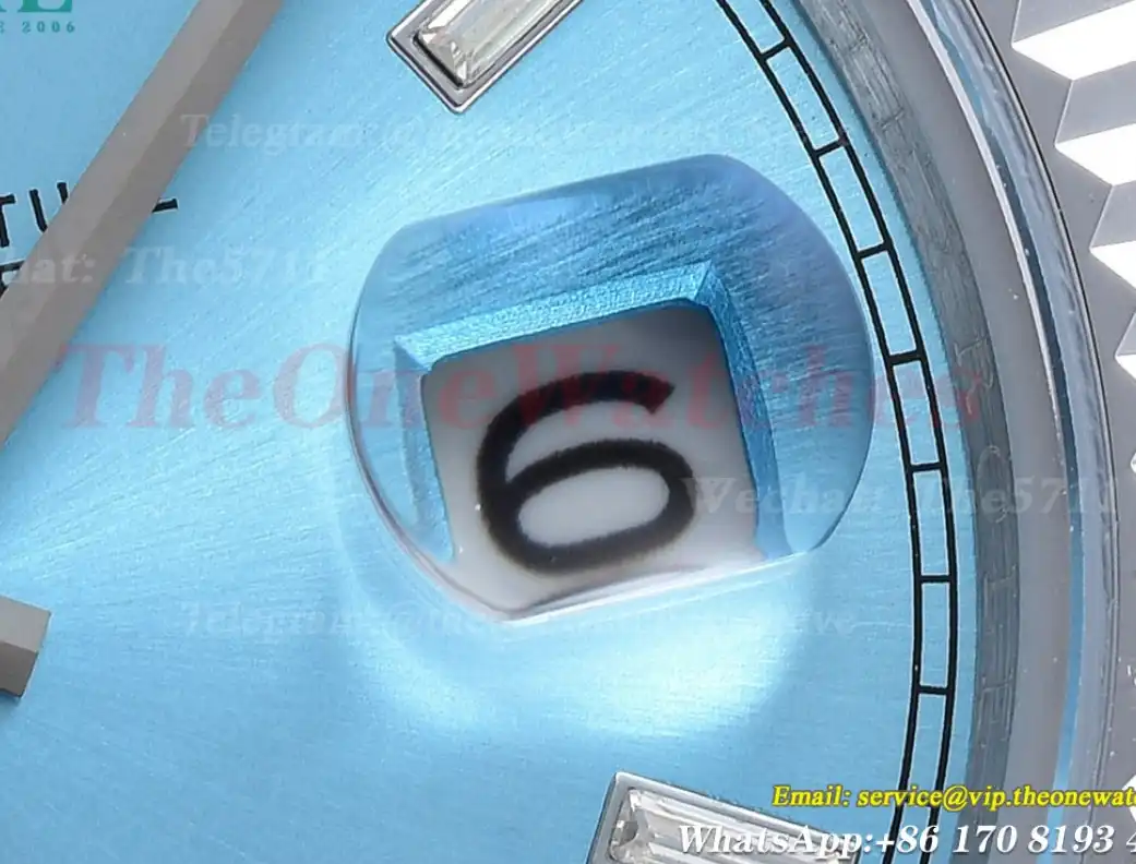 Daydate 40MM SS SS Ice Blue Dia GDF MY8215