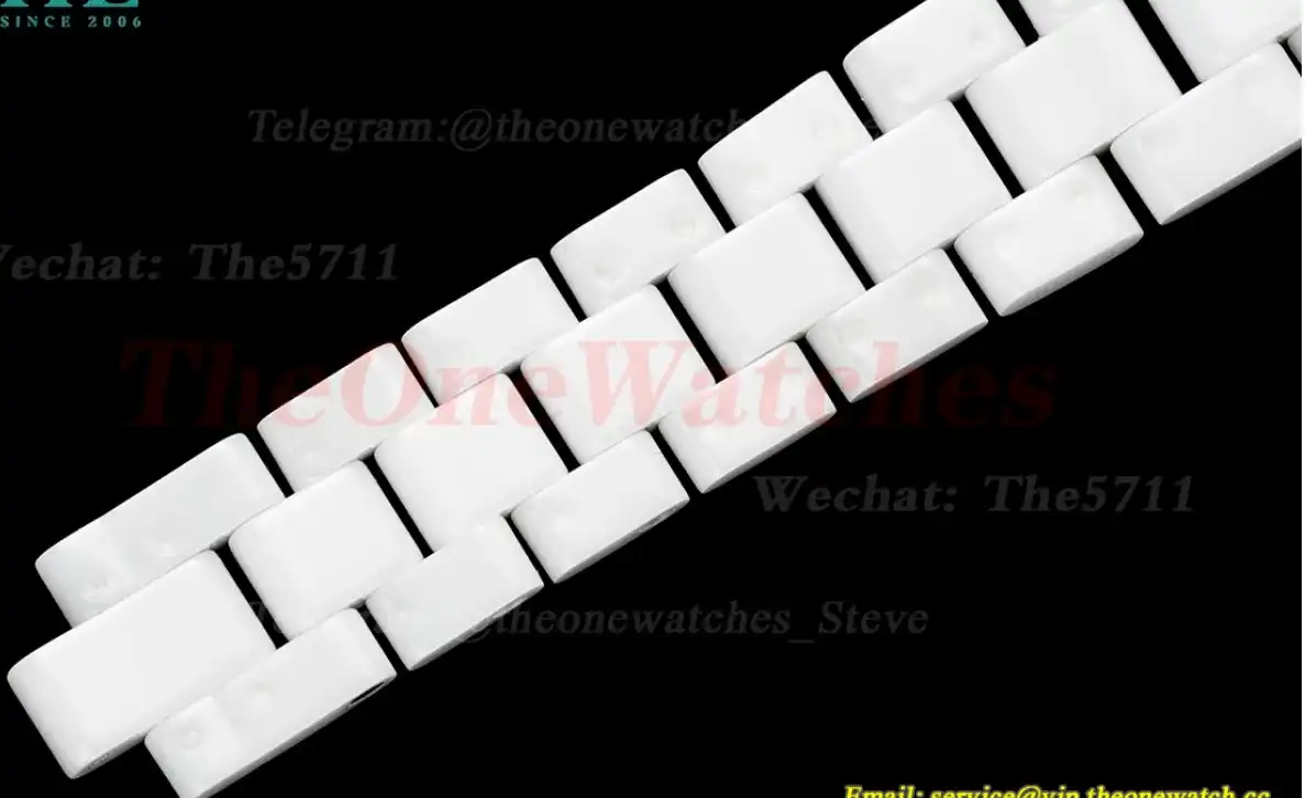 J12 33mm White Ceramic Cer White Num HTF A21.2