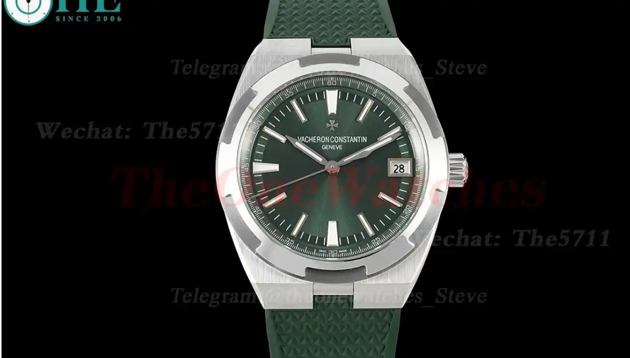 Overseas 4500V 41mm SS RU Green Dial 8F A5100