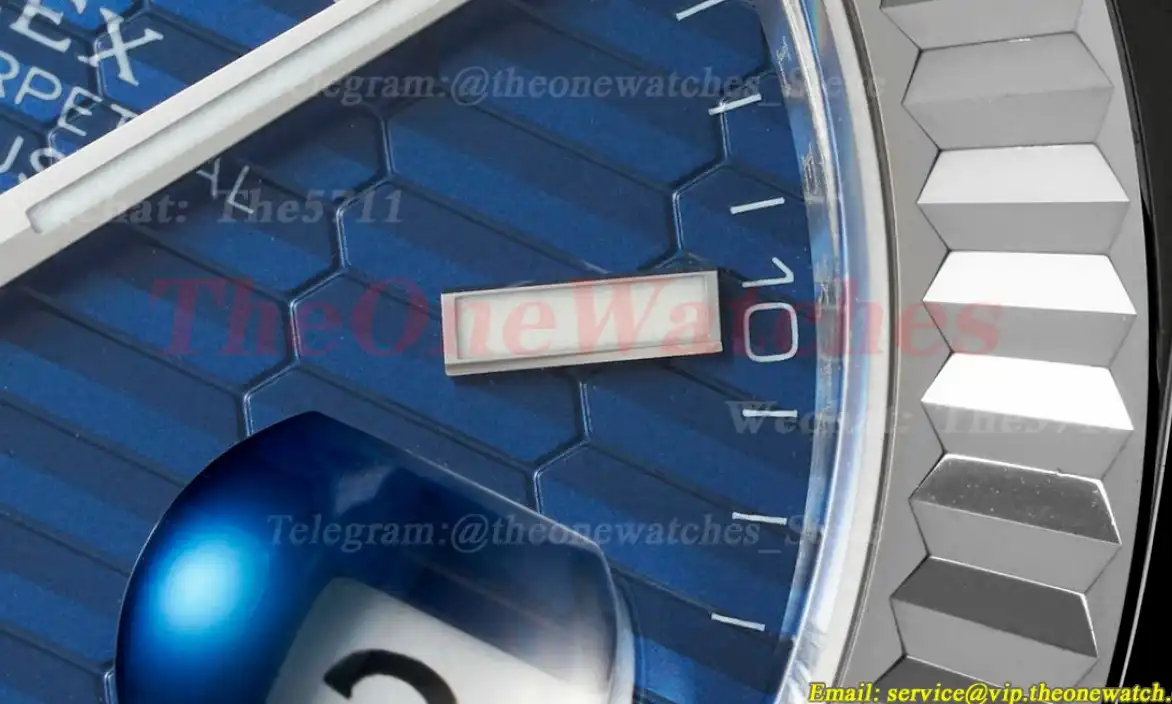 Datejust 126334 41mm Jub SS SS Blue Textured  Stk EWEF A3235