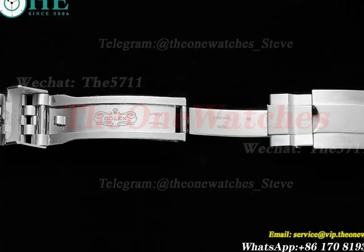 GMT Master II Solid Stainless Steel 904L Jubilee Bracelet with Updated Rolesor Clasp