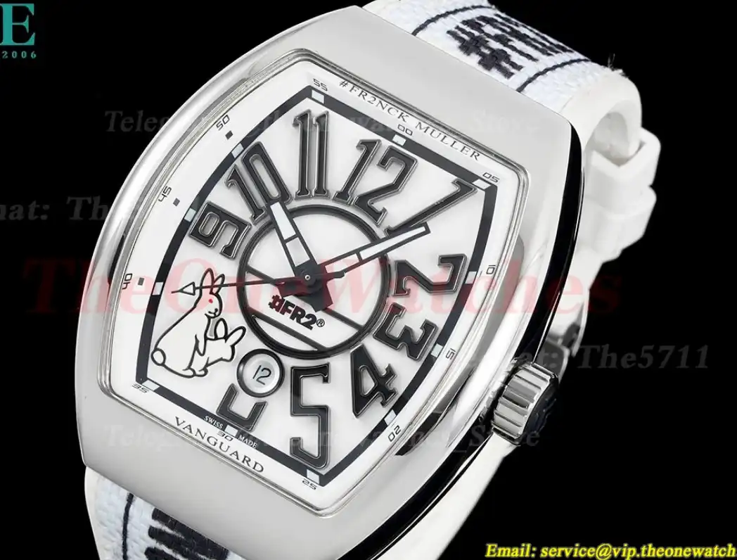 Vanguard Mens #FR2 SS LE White Dial ABF A2824