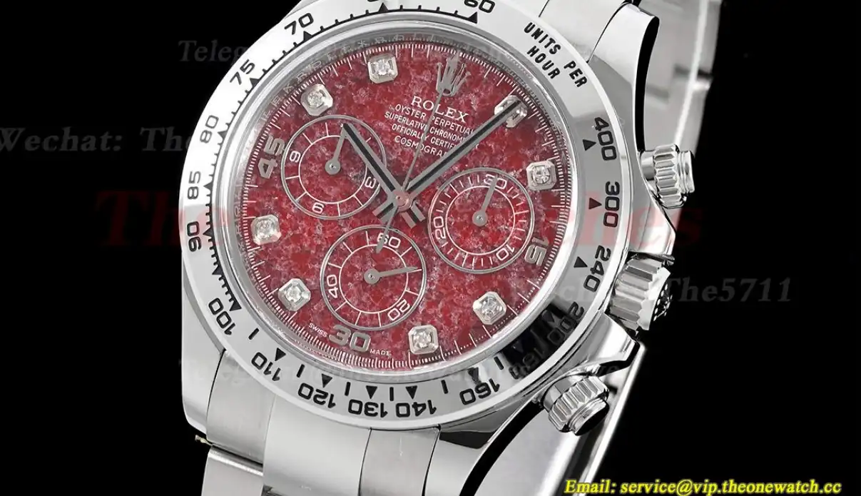 Daytona 116509 40mm SS SS Garnet Dial Clean DD4130