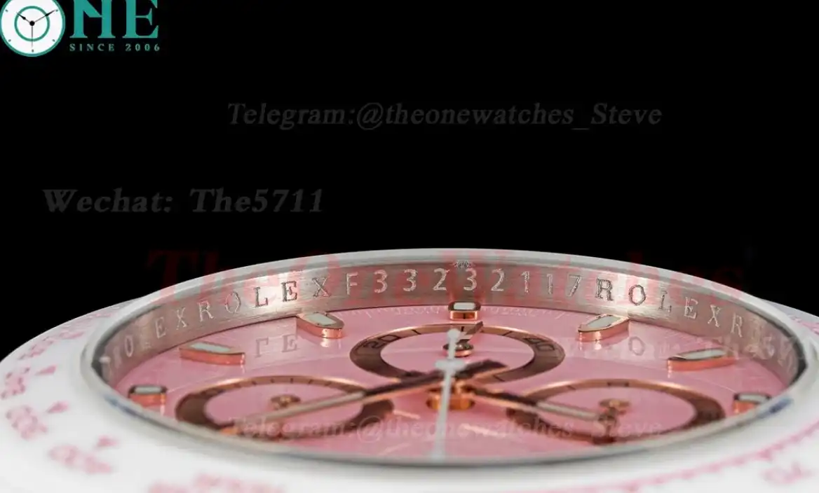 Daytona 40mm Cer Cer Pink Dial NOOB SA4130 Super Clone