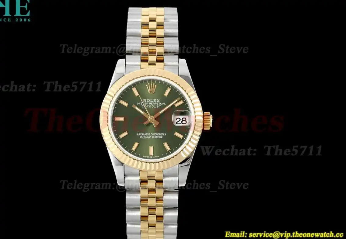 Datejust 278273 31mm Jub YG SS Green Dial GMF A2824