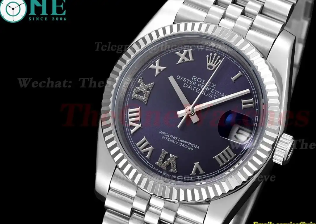 Datejust 126234 36mm Jub SS SS Blue Rmn GDF MY8215