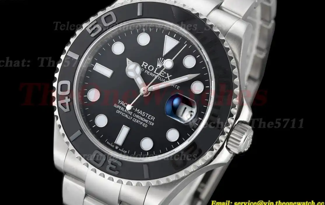 Yacht-Master 226627 42mm TI TI Black Dial TW+ VR3235