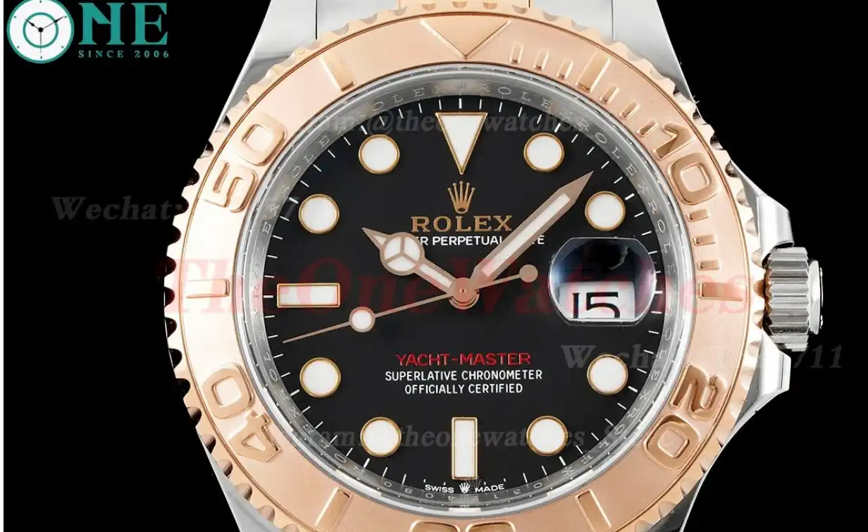 Yacht-Master 126621 40mm RG SS Black Dot C+S VR3235