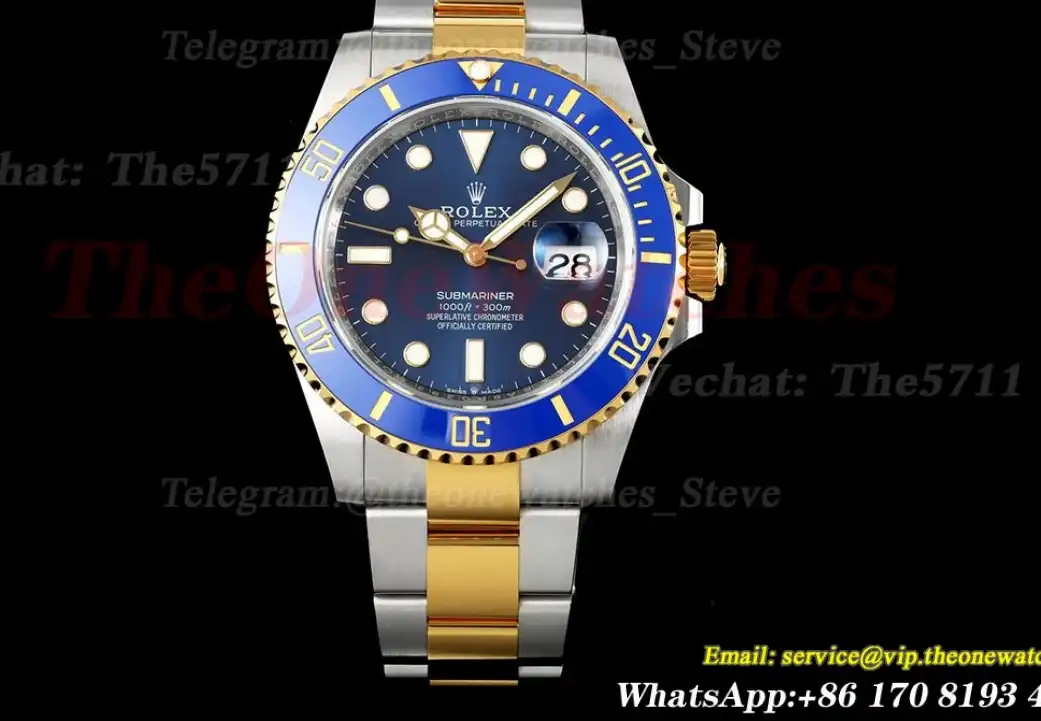 Submariner 126613LB 41mm SS YG Blue Dot EWEF A3235