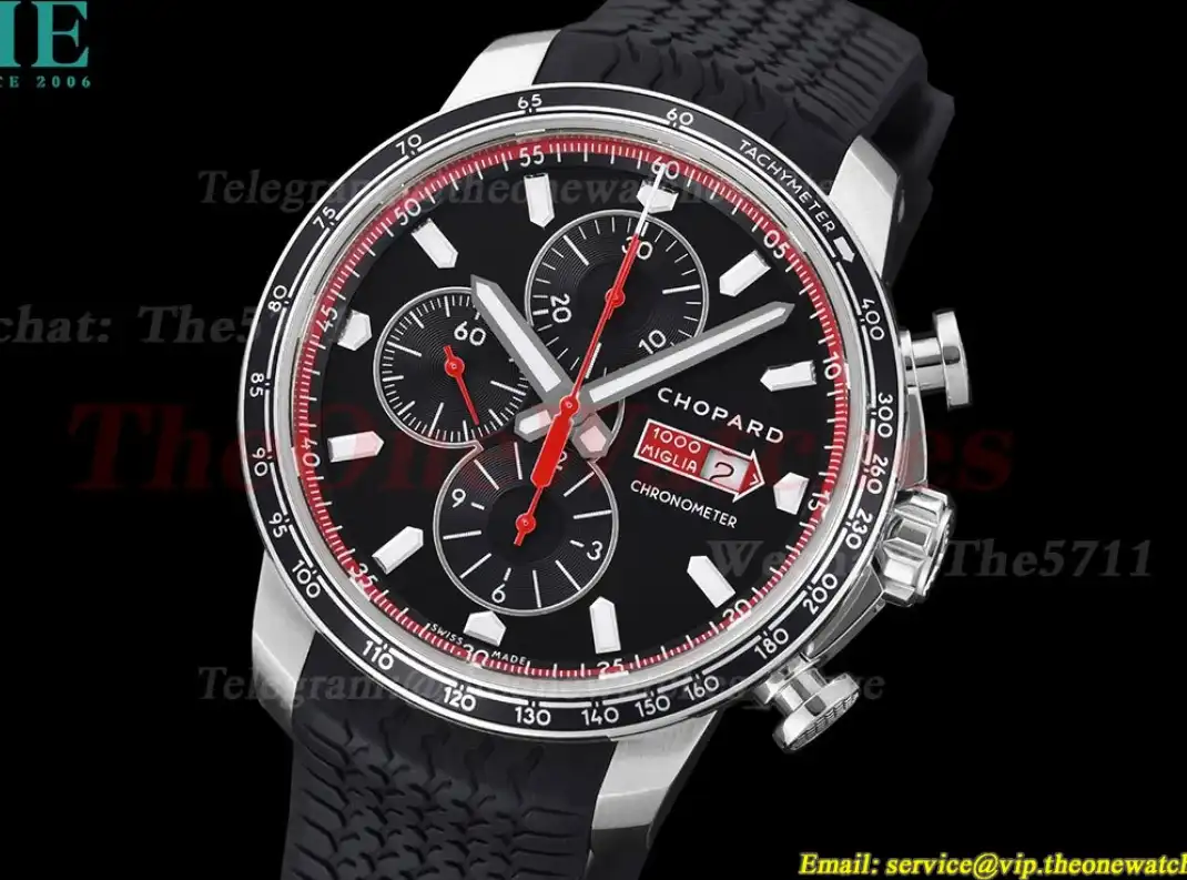 Mille Miglia Race 44mm SS RU Black Dial V7F A7750