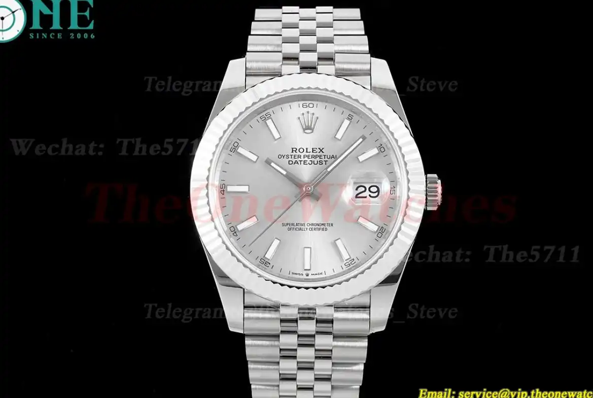 Datejust 126334 41mm Jub 904L SS SS Silver Stk ARF VR3235