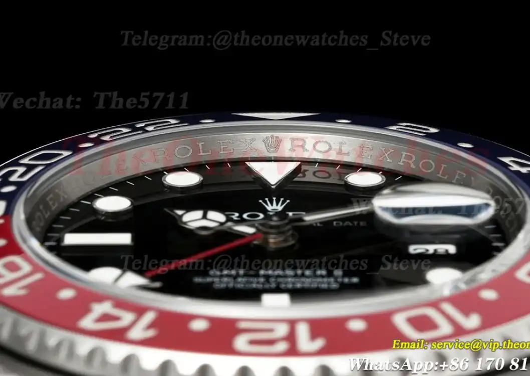 GMT Master II 126710 Pepsi Jub 40mm SS SS Black Dial EWEF V2 SH3285